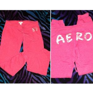 aero skinny sweatpants